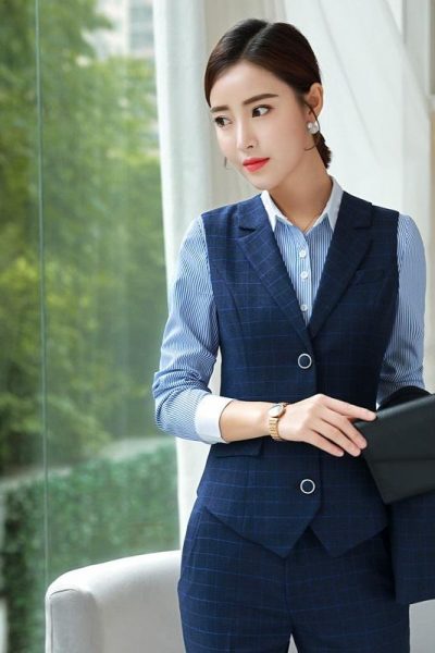 Đồng Phục Công Sở-Áo Gile Nữ 16
