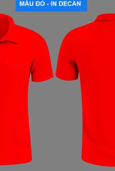 Áo thun polo trơn để in thêu logo nhiều màu giá rẻ