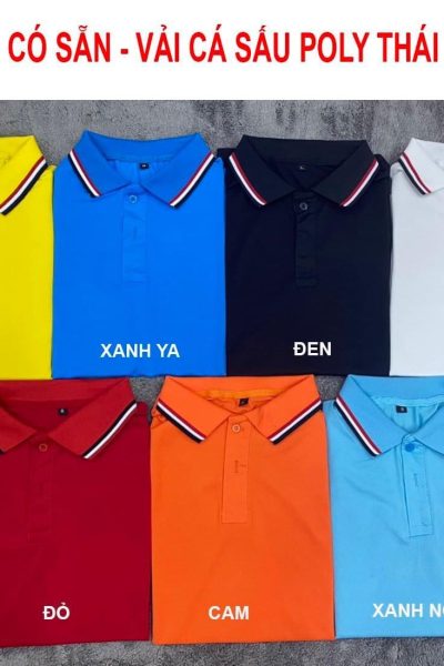 Áo thun cá sấu có sẵn tại xưởng Hồ Chí Minh